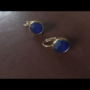 kate spade Jewelry - kate spade faceted blue stone lever back earrings kate spade Jewelry - kate spade faceted blue stone lever back earrings
